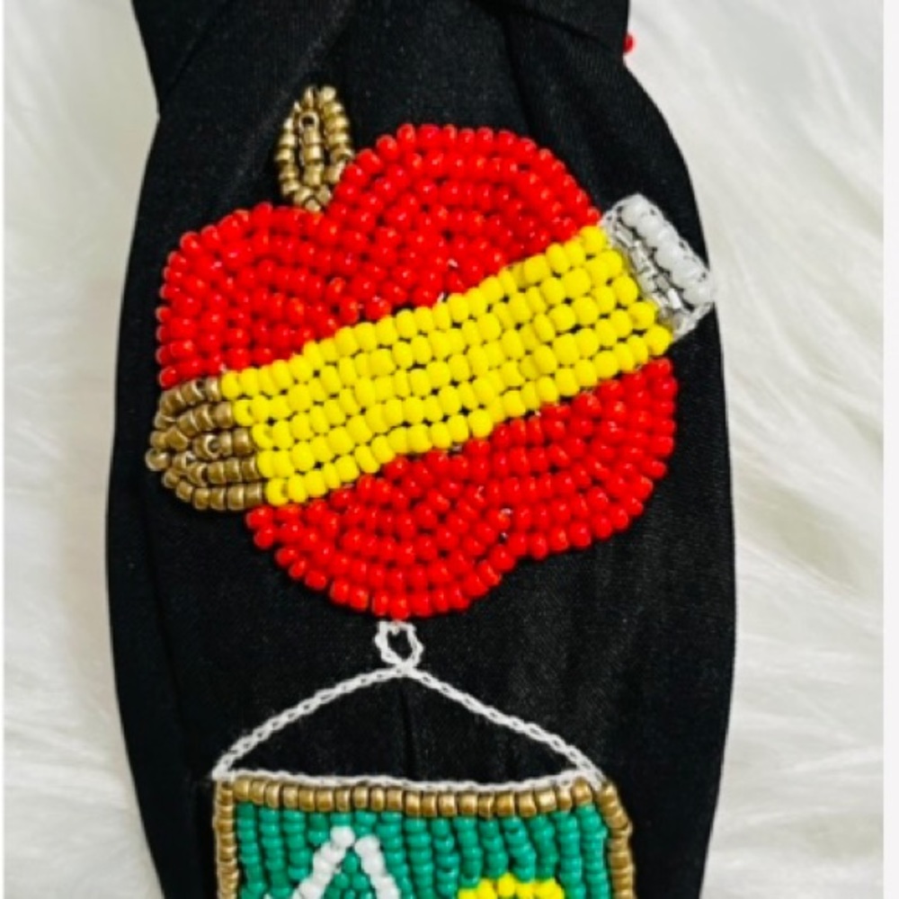 Seed beaded headband